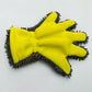 Gants de lavage de voiture double face à cinq doigts