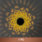 🌞 55 % DE RÉDUCTION MAINTENANT ! 🌀 Lampe solaire mandala – Projection de motifs époustouflants, design 2 en 1 pour sol et mur, étanche IP65, allumage/extinction automatique 🌿
