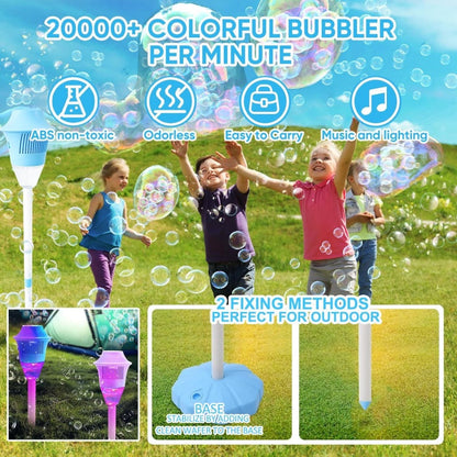 ⏰ Dernier jour des soldes ! ⌛✨🔥 Machine à bulles pour anniversaires ou mariages – Support réglable en hauteur