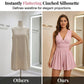 👗 50 % DE RÉDUCTION EN CE MOMENT ! 💐 Combinaison sans manches à col en V et taille froncée pour femme 🏖️