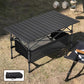 🌄 50% DE RÉDUCTION ! 🏕️ Table de Camping Pliante Portable – Acier Carboné – Plateau Enroulable & Montage Rapide for Plein Air