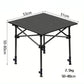 🌄 50% DE RÉDUCTION ! 🏕️ Table de Camping Pliante Portable – Acier Carboné – Plateau Enroulable & Montage Rapide for Plein Air