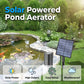 🐟 50% DE RÉDUCTION ! ☀️ Aérateur solaire pour bassin avec pompe à air intégrée🎉