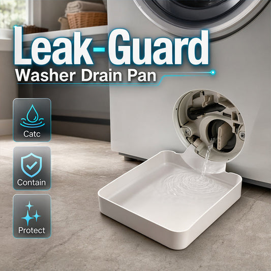 🛡️ Bac Récupérateur pour Lave-Linge – Anti-Fuite, Capte Débordements, Sol Sec – Installation Facile ✨