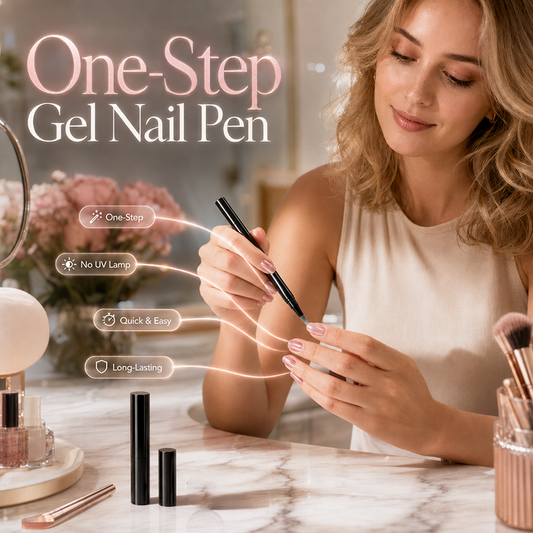 Stylo Vernis Gel Une Étape – Couleur Unie & Effet Œil de Chat