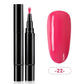 Stylo Vernis Gel Une Étape – Couleur Unie & Effet Œil de Chat