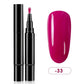 Stylo Vernis Gel Une Étape – Couleur Unie & Effet Œil de Chat