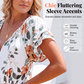 Blouse Florale Décontractée à Col en V pour Femme