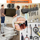 🛠️🔩 Kit de chevilles auto-foreuses pour cloisons sèches avec vis 🪨 – Accessoires de fixation murale à installation facile