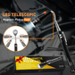 Lampe torche télescopique magnétique multifonctionnelle