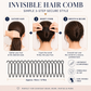Peigne à Cheveux Invisible Flexible Anti-Frisottis