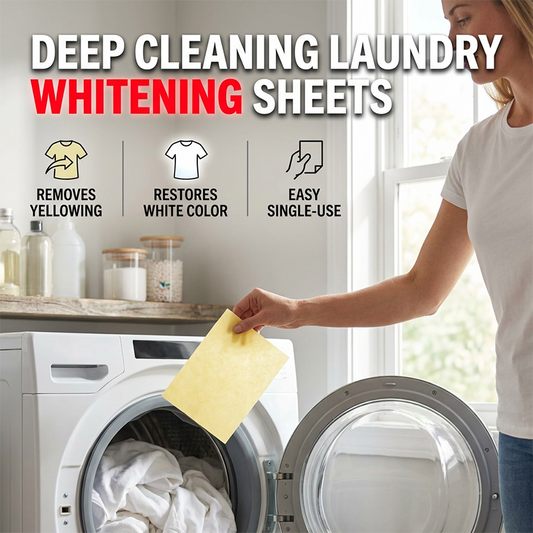 Feuilles Blanchissantes Nettoyage en Profondeur pour Linge