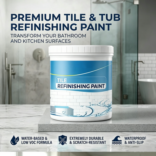 Kit de Peinture de Rénovation pour Carrelage et Baignoire