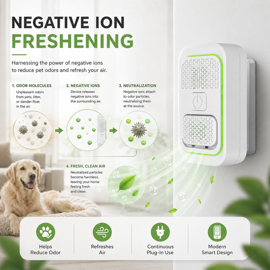 Mini Purificateur d'Air à Ions Négatifs à Brancher