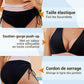 🔥Achetez 2 livraison gratuite💃Bikini Deux Pièces Taille Haute Gainant Color Block