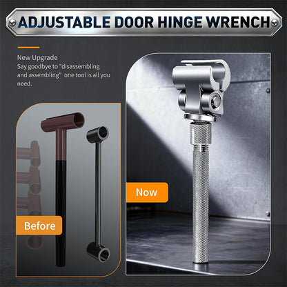 🔧 50% DE RÉDUCTION! 🚪 Clé Universelle Réglable pour Charnières – Acier inoxydable, 19,5 cm & polyvalente – Idéale pour le bricolage et l'ajustement des portes 🛠️