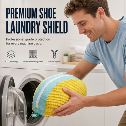 🧺 OFFRE À DURÉE LIMITÉE : 50 % DE RÉDUCTION ! Sac de lavage haut de gamme pour chaussures, sac de protection en filet amortissant les chocs avec fermeture éclair