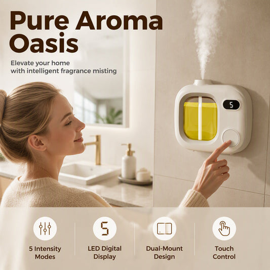 🏆 50% DE RÉDUCTION ! 💡 Diffuseur d’arômes LED intelligent, réglage de brume, lumière d’ambiance pour la maison