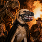 🎃-50% MAINTENANT ! 🐶Muselière Halloween Réaliste pour Chien – Crocs Ensanglantés Effrayants, Costume Amusant pour Fête d’Halloween