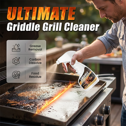 🔥🧽 Spray nettoyant pour plancha et grill, dissout graisse carbonisée sans frotter
