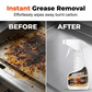 🔥🧽 Spray nettoyant pour plancha et grill, dissout graisse carbonisée sans frotter