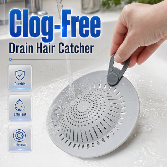 Filtre de Bonde en Silicone Attrape-Cheveux pour Salle de Bain & Cuisine