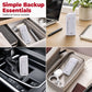 🔥‑50% OFFRE LIMITÉE🔋 Chargeur d’urgence portable, alimenté par piles AA, batterie externe avec lampe torche LED pour téléphone ✨