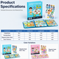 🧩🧒 Livre magnétique silencieux pour enfants – Scènes pliables, éducatif et magnétique, stimule la créativité et l’apprentissage, le compagnon idéal des trajets en train et des repas au restaurant sans écran 📚✈️