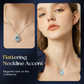 Elegant Blue Teardrop Necklace for Women