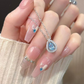 Elegant Blue Teardrop Necklace for Women