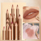 Coffret de 12 Crayons Contour des Lèvres Anti-Transfert