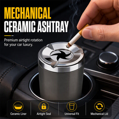 🏆 50 % DE RÉDUCTION EN CE MOMENT !🚗 Cendrier rotatif pour voiture, revêtement céramique intérieur✨